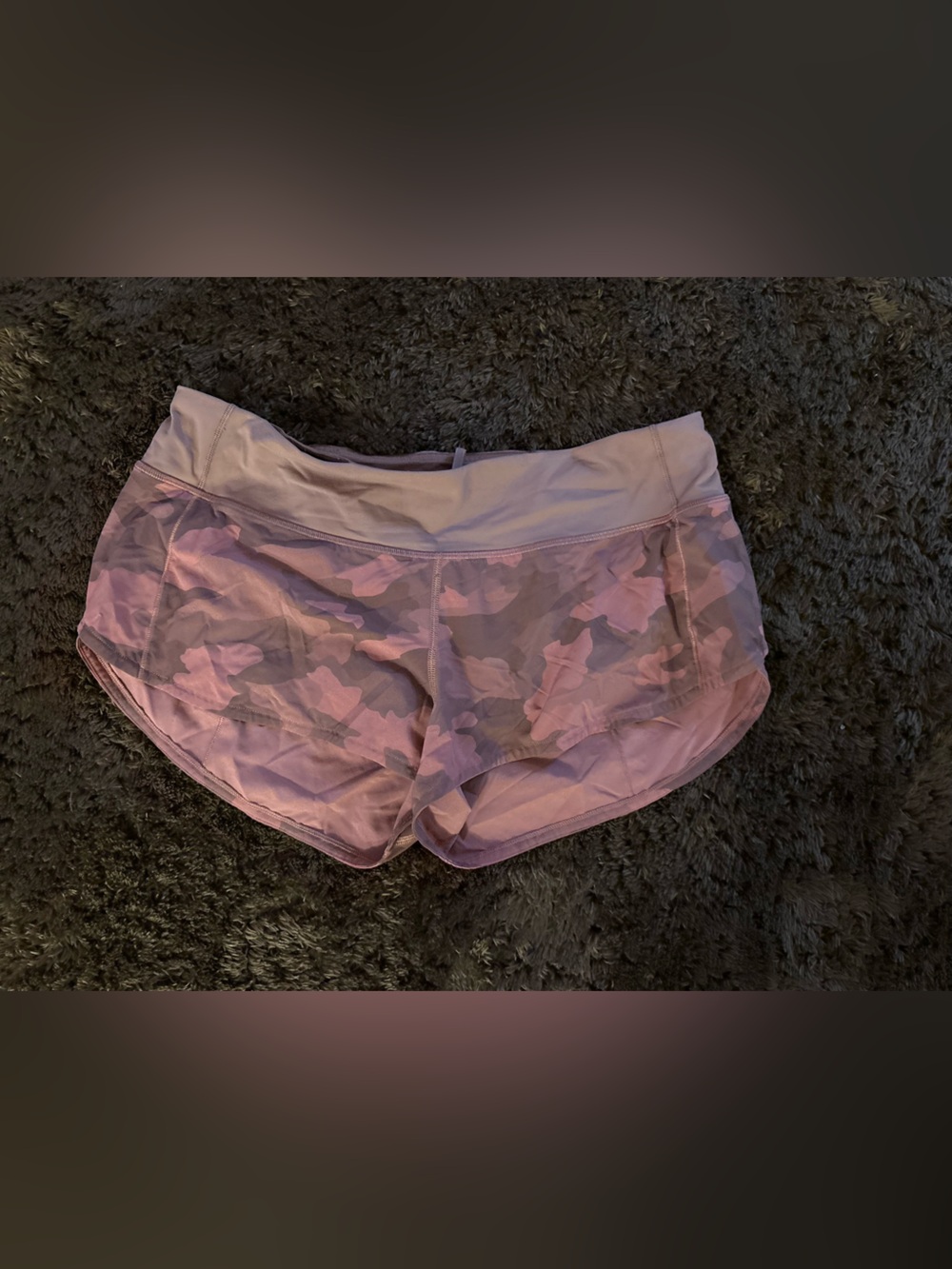 Women’s Pink Camo Performance Shorts